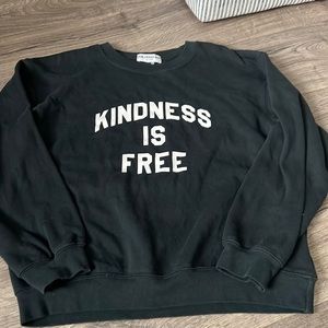 SUB_URBAN RIOT a lack crew neck sweatshirt